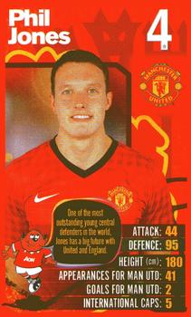 2012-13 Top Trumps Manchester United #NNO Phil Jones Front