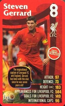 2012-13 Top Trumps Liverpool F.C #NNO Steven Gerrard Front