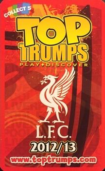 2012-13 Top Trumps Liverpool F.C #NNO Pepe Reina Back