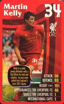 2012-13 Top Trumps Liverpool F.C #NNO Martin Kelly Front