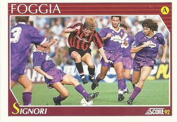 1992 Score Italian League #105 Giuseppe Signori Front