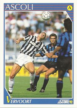 1992 Score Italian League #10 Patrick Vervoort Front