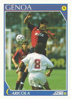 1992 Score Italian League #110 Nicola Caricola Front
