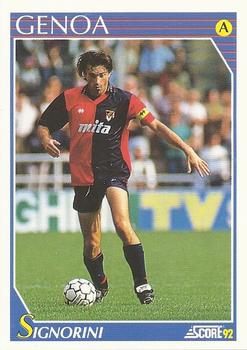 1992 Score Italian League #111 Gianluca Signorini Front