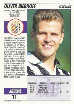 1992 Score Italian League #11 Oliver Bierhoff Back