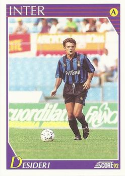 1992 Score Italian League #128 Stefano Desideri Front