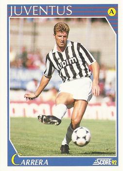 1992 Score Italian League #137 Massimo Carrera Front