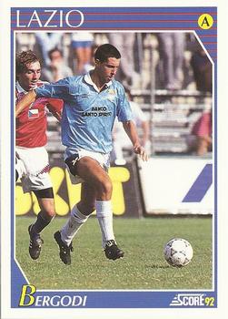 1992 Score Italian League #152 Cristiano Bergodi Front