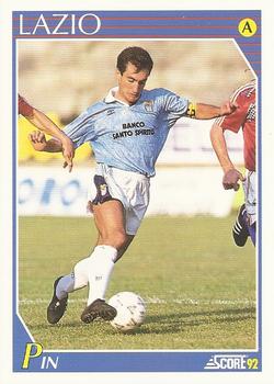 1992 Score Italian League #154 Gabriele Pin Front