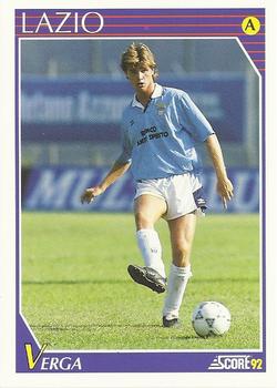 1992 Score Italian League #156 Rufo Emiliano Verga  Front