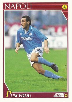 1992 Score Italian League #183 Vittorio Pusceddu Front