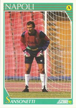 1992 Score Italian League #192 Gianni Sansonetti Front