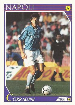 1992 Score Italian League #193 Giancarlo Corradini Front