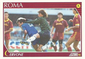 1992 Score Italian League #211 Giovanni Cervone Front