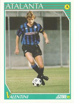 1992 Score Italian League #21 Mauro Valentini Front