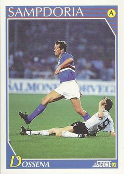 1992 Score Italian League #236 Giuseppe Dossena Front