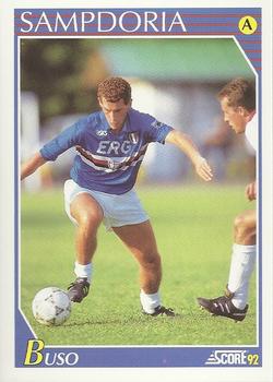 1992 Score Italian League #240 Renato Buso Front