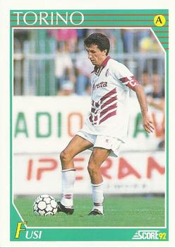 1992 Score Italian League #244 Luca Danilo Fusi Front