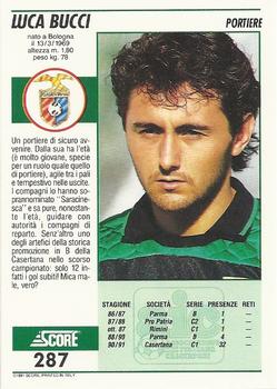 1992 Score Italian League #287 Luca Bucci Back