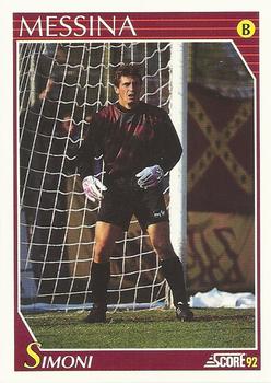 1992 Score Italian League #307 Luigi Simoni Front