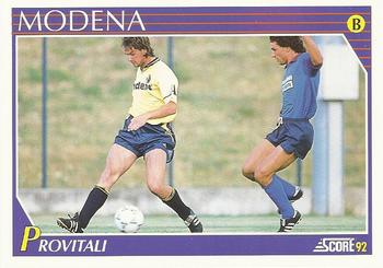 1992 Score Italian League #314 Fabrizio Provitali Front