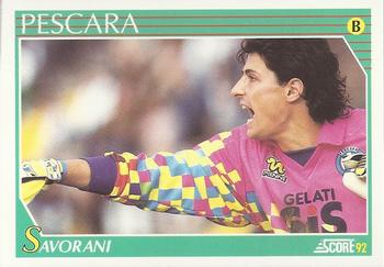 1992 Score Italian League #323 Marco Savorani Front
