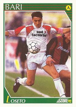 1992 Score Italian League #32 Giovanni Loseto Front