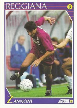 1992 Score Italian League #337 Davide Zannoni Front