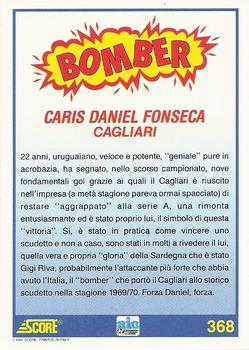 1992 Score Italian League #368 Caris Daniel Fonseca Back