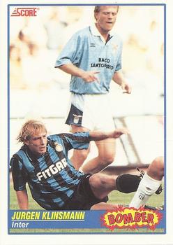 1992 Score Italian League #369 Jurgen Klinsmann Front