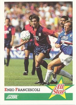 1992 Score Italian League #407 Enzo Francescoli Front