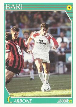 1992 Score Italian League #41 Angelo Carbone Front