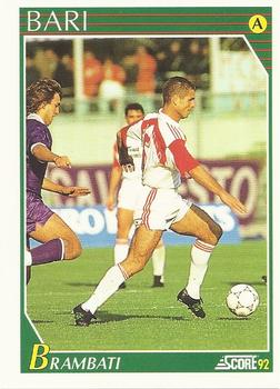 1992 Score Italian League #43 Massimo Brambati Front