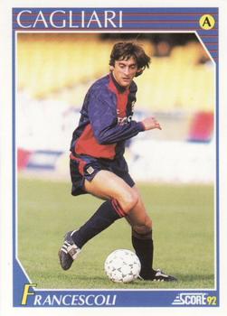 1992 Score Italian League #54 Enzo Francescoli Front
