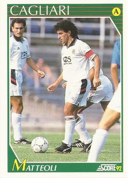 1992 Score Italian League #55 Gianfranco Matteoli Front