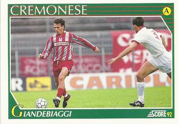 1992 Score Italian League #67 Marco Giandebiaggi Front