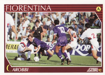 1992 Score Italian League #78 Stefano Carobbi Front