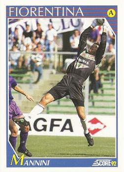 1992 Score Italian League #87 Alessandro Mannini Front