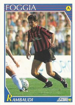 1992 Score Italian League #97 Roberto Rambaudi Front
