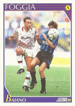 1992 Score Italian League #99 Francesco Baiano Front