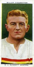 1935-36 Wills's Association Footballers #43 Ernie Suggett Front