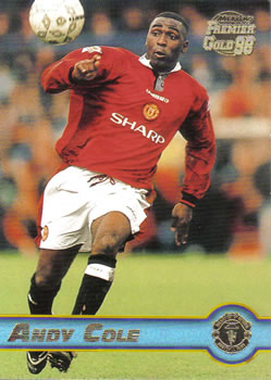 1997-98 Merlin Premier Gold #100 Andy Cole Front