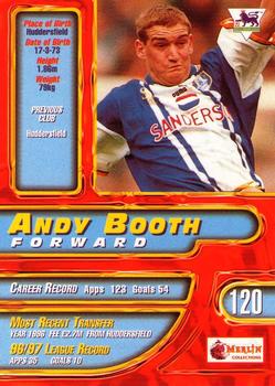 1997-98 Merlin Premier Gold #120 Andy Booth  Back