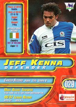 1997-98 Merlin Premier Gold #29 Jeff Kenna  Back