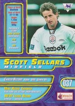 1997-98 Merlin Premier Gold #37 Scott Sellars  Back