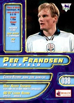 1997-98 Merlin Premier Gold #38 Per Frandsen  Back