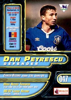 1997-98 Merlin Premier Gold #47 Dan Petrescu Back