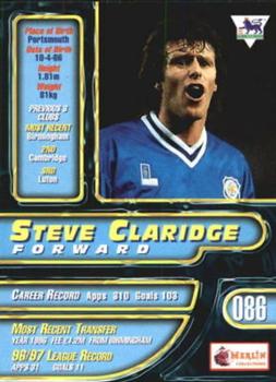 1997-98 Merlin Premier Gold #86 Steve Claridge  Back