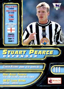 1997-98 Merlin Premier Gold #111 Stuart Pearce  Back