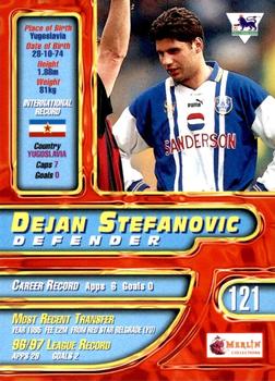 1997-98 Merlin Premier Gold #121 Dejan Stefanovic  Back